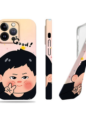 苹果17promax比耶胖胖男女菲林情侣手机壳适用苹果华为畅享80PROOPPOK13TURBOPRO红米NOTE14PROPLUS一加ace6o