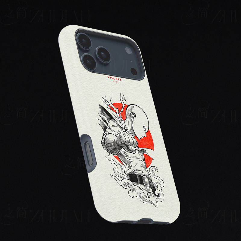 一拳超人纹身磨砂磁吸手机壳大孔亮面硬壳适用苹果iphone18promax华为PURAXVIEW1加ACE5至尊版华为NOVA13