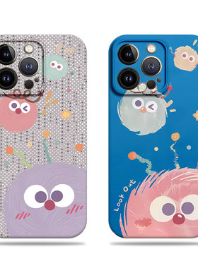 苹果17promax三只煤球菲林情侣手机壳适用苹果华为IQOO15opporeno15pro荣耀300至尊三星S24ULTRANOVA13