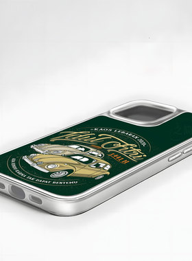 两辆复古汽车手机壳大孔电镀黑框碳纤纹二合一磁吸适用苹果17promax华为小米15PRO小米14PROMATE60PROPLUS