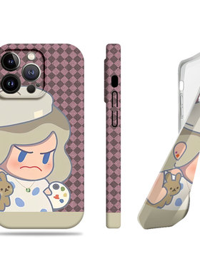 苹果17promax怒宝萌宠菲林情侣手机壳适用苹果华为一加ACE5Pro畅享60PRO红米K60Evivos50prominiVIVOX200PROM