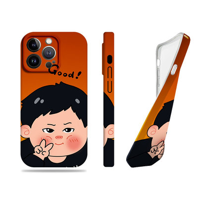 苹果17promax比耶胖胖男女菲林情侣手机壳适用苹果华为FINDX8至尊OPPOA97vivos50prominiMATE50EIQOOZ8X