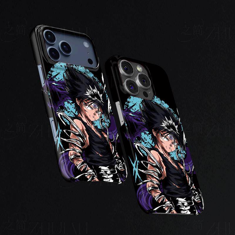 飞影邪眼黑龙磨砂磁吸手机壳大孔亮面硬壳适用苹果iphone18promax华为PURAXVIEW华为NOVA10PRO华为畅享90PROM