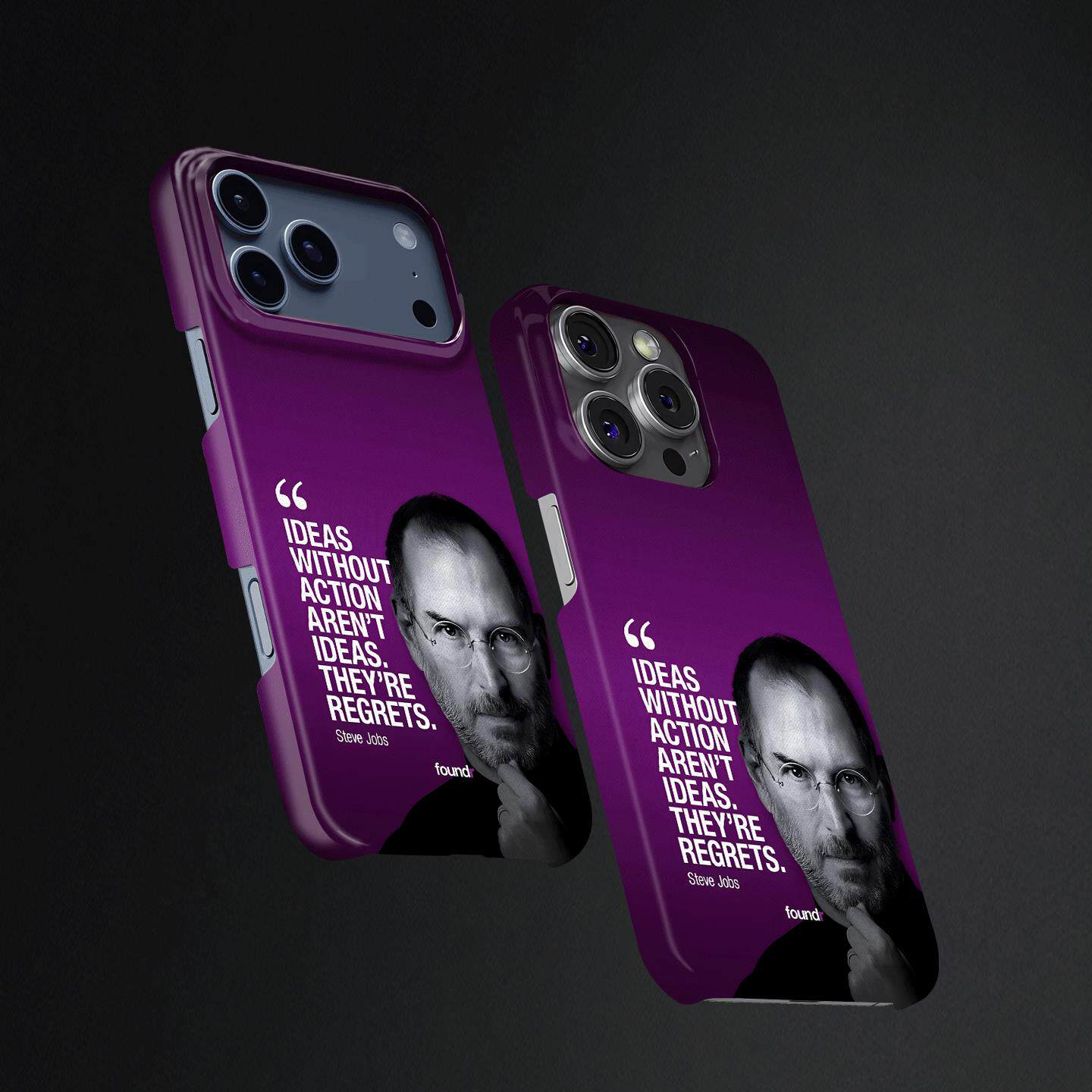 乔布斯名言硬壳磨砂磁吸手机壳适用苹果iphone17promax华为P70ULTRA小米14proFINDX8至尊三星S25ULTRA