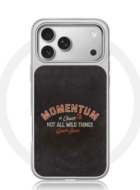 混沌动力标语手机壳大孔电镀黑框碳纤纹二合一磁吸适用苹果17promax华为PURA70PROPLUSPURA80PROPLUS小米14PR