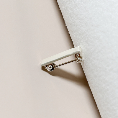 925纯银迷你胸针胸花衣领针胸臂肩臂徽章围巾安全别针底座DIY配件