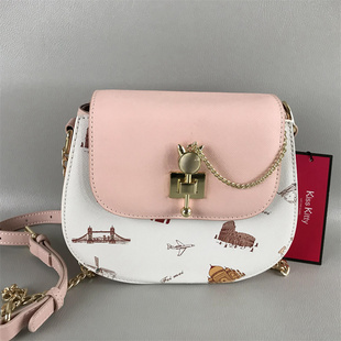 Kiss Kitty正品小猫女包撤柜腋下单肩斜挎包夏季少女感链条马鞍包