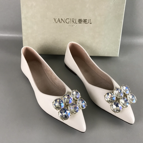 XANGIRL/香阁儿正品断码撤柜捡漏春夏浅口单鞋平底文艺风乐福鞋女