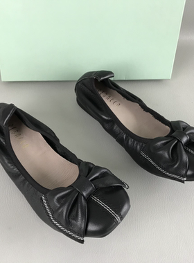 34.35码REBACCA/瑞贝卡女鞋断码撤柜春夏浅口单鞋软底软皮豆豆鞋