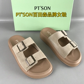 SON 撤柜夏季 百田森正品 女鞋 断码 休闲沙滩凉拖百搭时尚 一字拖