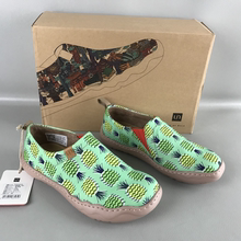 uin彩绘旅行鞋托莱多1艺术涂鸦休闲鞋平底百搭轻便舒适豆豆鞋女鞋