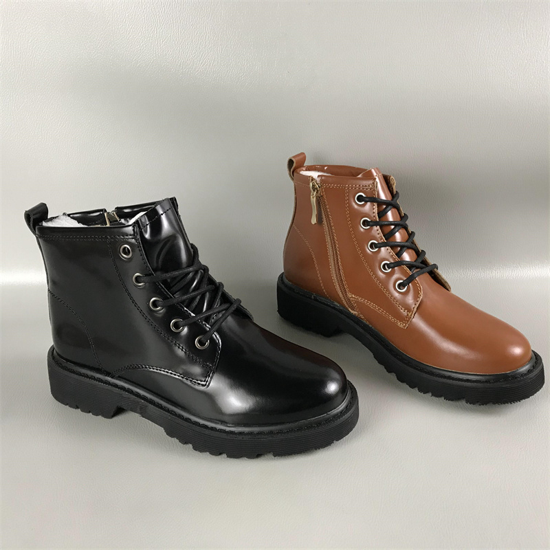 其他马丁靴加绒里牛皮女鞋