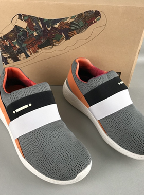 uin男鞋春夏时尚镂空轻便舒适休闲鞋套脚百搭懒人户外旅行运动鞋