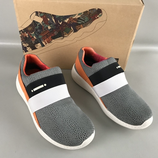 uin男鞋春夏时尚镂空轻便舒适休闲鞋套脚百搭懒人户外旅行运动鞋
