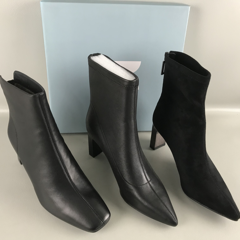 comely/康莉女靴断码撤柜处理冬季加绒里时尚高跟时装靴真皮棉靴
