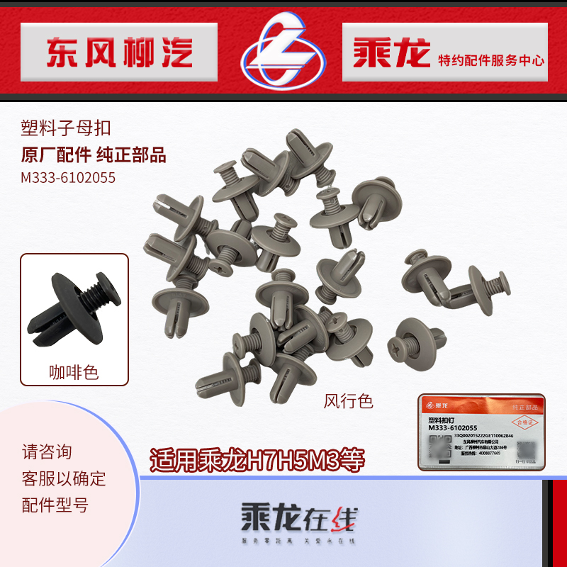 霸龙乘龙汽车内饰板扣