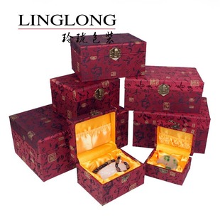 文玩首饰木盒佛珠摆件盒珠宝礼品盒子古诗文木盒核桃手球把件木盒