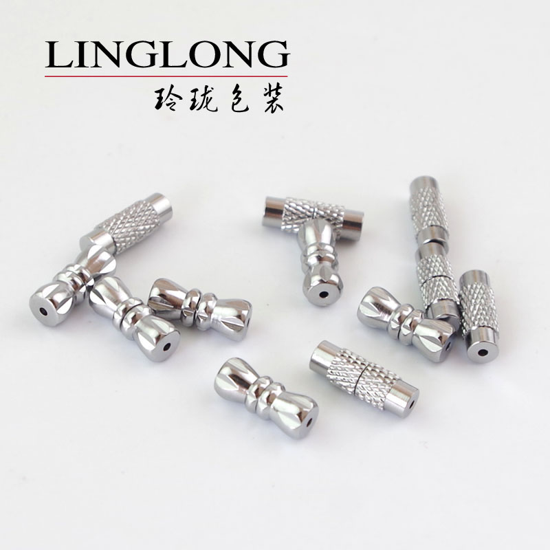 纯银珍珠项链扣手链diy银饰手工