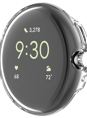 适用谷歌Google Pixel Watch2 1手表保护壳 TPU全包一体软壳 软套