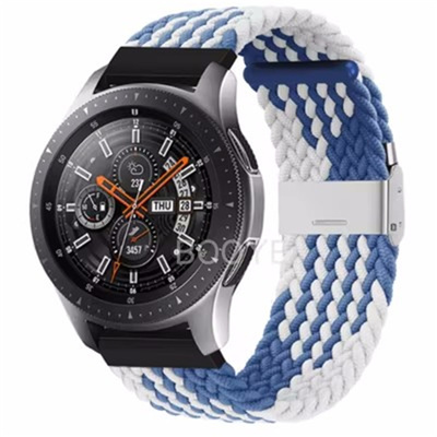 适用华为gt2/3 pro三星watch4/5华米卡扣弹力编织尼龙表带20/22mm