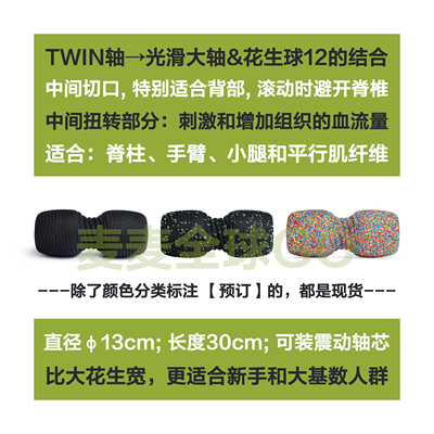 BlackRollTwin双头滚筒泡沫轴
