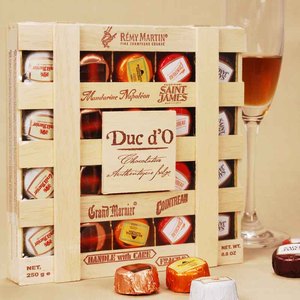 比利时进口得多木盒酒心巧克力礼盒250g情人节520礼物