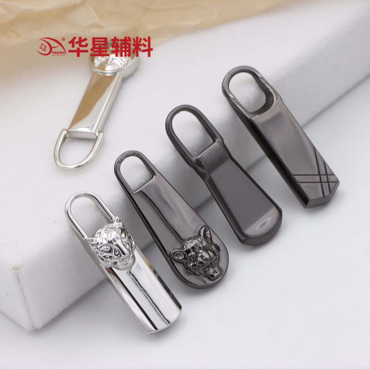 精品时尚5号拉头箱包服饰拉锁头高档金属拉片拉链配件拉环扣