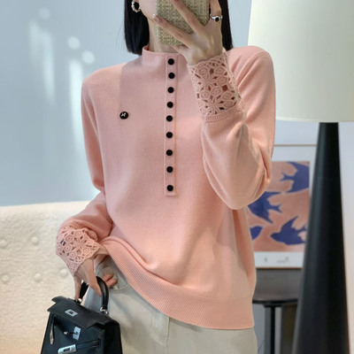 半高领毛衣女款2025新款纯羊毛衫