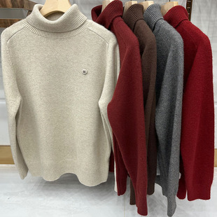 女款 毛衣慵懒高级感打底羊毛衫 2025新款 加厚冬季 针织衫 高领羊绒衫