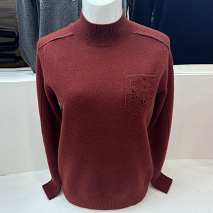 加厚羊绒衫 2025新款 打底衫 冬季 妈妈羊毛衫 针织衫 高贵洋气毛衣女款