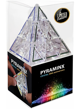 Crystal Pyraminx麦菲特meffert's  透明金字塔魔方50周年纪念版