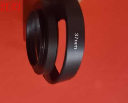 摄影器材配件 金属挖空遮光罩37mm 斜型镂空遮光罩