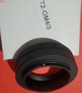 望远镜镜头 T2(M42*0.75)转奥林巴斯OM卡口机身 转接环T2-OM4/3
