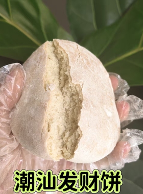 揭阳特产正宗面饼纯手工发泡饼发财饼老人儿童早餐传统松福饼