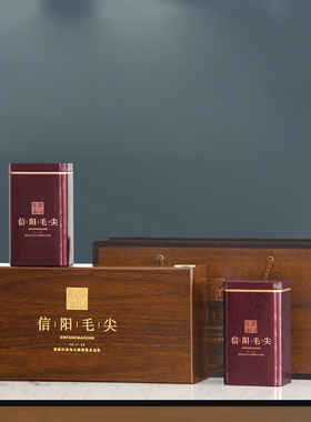 信阳毛尖绿茶2026新茶礼盒装黄橡木1915高档送礼佳品250g