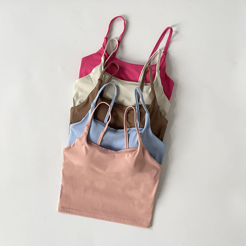 裸感瑜伽一体杯运动文胸透气吸湿排汗健身背心普拉提训练吊带背心,运动服/休闲服装,运动文胸,淘宝优惠券,粉丝福利购,淘宝优惠卷