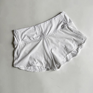 跑步运动短裤女假两件马拉松速干三分裤夏后腰口袋可放手机防走光