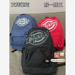 情侣款 印花大Logo潮流大容量书包背包双肩包男女同款 Dickies经典