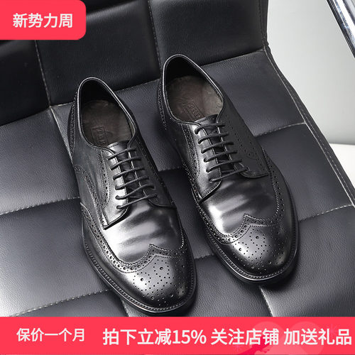 trd商务休闲休闲皮鞋圆头德比鞋
