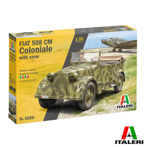 文华 伊达雷利 1/35 菲亚特 FIAT 508 CM 殖民者 Coloniale  6550