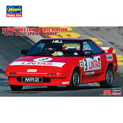 文华模型 长谷川 1/24 丰田MR2后期型 1986年Rally Sprite 20638