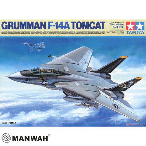 文华模型 田宫 1/48 F-14A 格鲁门“雄猫”舰载战斗机 61114