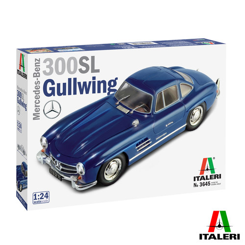 文华伊达雷利/Italeri  1/24 梅赛德斯奔驰 300 SL GULLWING 3645