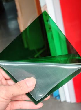 3 5 8 10MM厚绿色透明亚克力板加工定制 切割雕刻 有机玻璃板定做