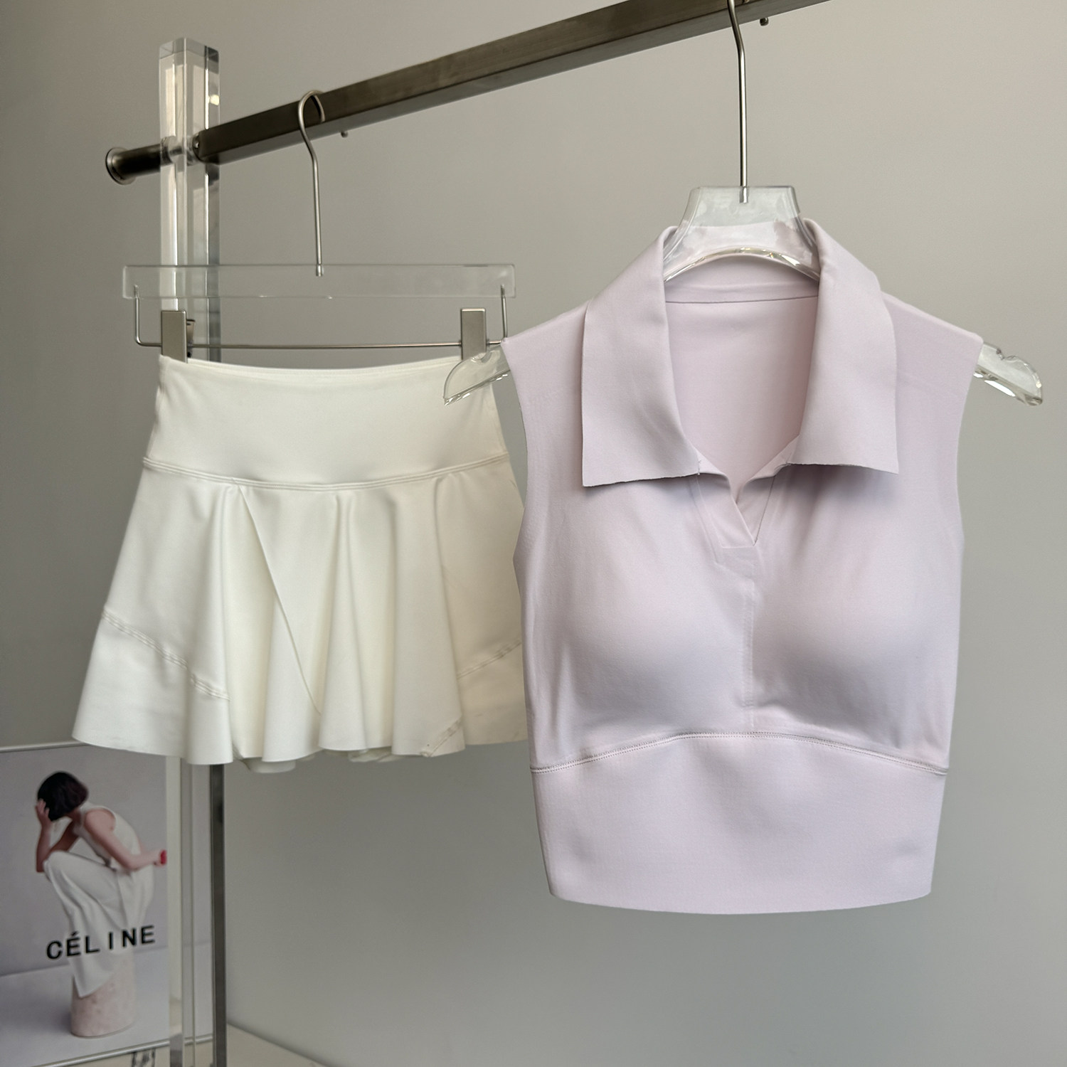 高级感网球运动套装女夏季防震速干透气羽毛球训练服健身房跑步服