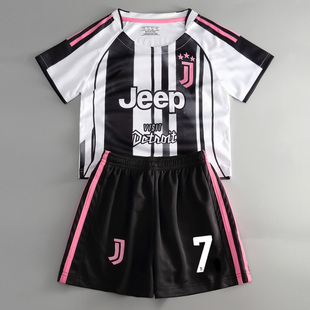 25-26赛季C罗球衣儿童短袖足球服运动套装男女童速干衣训练服定制