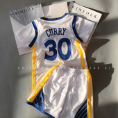 库里30号球衣大人儿童短袖 篮球服套装 男速干运动服训练服队服定制