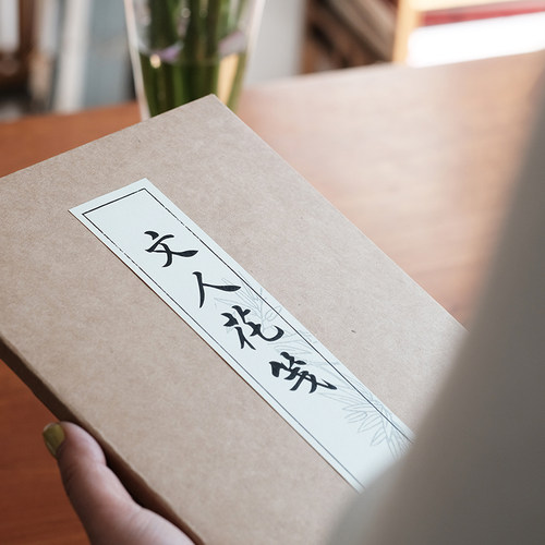 文人花笺彩印宣纸书法日课便签恽寿平吴昌硕花卉信纸