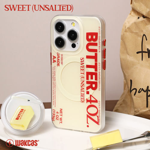 黄油苹果17磁吸壳iPhone16promax手机壳个性趣味适用苹果15promax磁吸支架新款防摔苹果14promax小众原创17