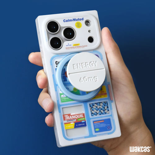 方形药盒苹果iphone17promax手机壳磁吸原创适用苹果15外框手机壳小众ins风苹果16pro壳防摔潮支架壳全包17